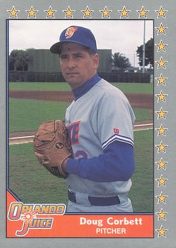 #193 Doug Corbett - Orlando Juice - 1990 Pacific Senior League Baseball
