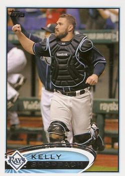 #193 Kelly Shoppach - Tampa Bay Rays - 2012 Topps Baseball