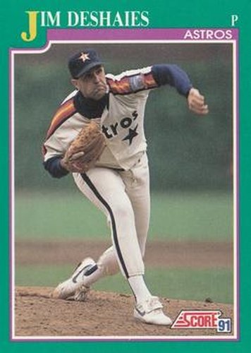 #193 Jim Deshaies - Houston Astros - 1991 Score Baseball