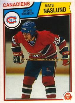 #193 Mats Naslund - Montreal Canadiens - 1983-84 O-Pee-Chee Hockey