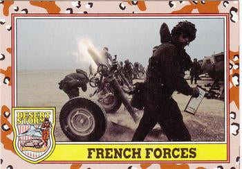 #193 French Forces - 1991 Topps Desert Storm
