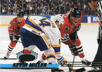 #193 Kevin Miller - St. Louis Blues - 1993-94 Stadium Club Hockey