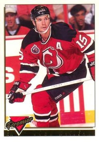 #193 John MacLean - New Jersey Devils - 1993-94 O-Pee-Chee Premier Hockey - Gold