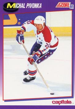 #193 Michal Pivonka - Washington Capitals - 1991-92 Score American Hockey