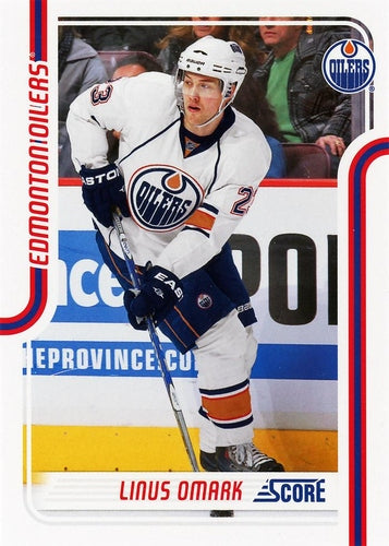 #193 Linus Omark - Edmonton Oilers - 2011-12 Score Hockey