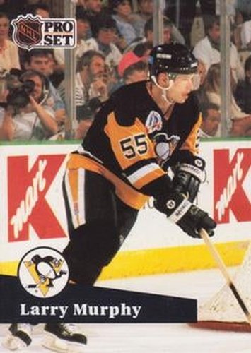 #193 Larry Murphy - 1991-92 Pro Set Hockey