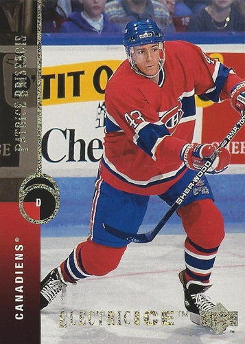 #193 Patrice Brisebois - Montreal Canadiens - 1994-95 Upper Deck Hockey - Electric Ice