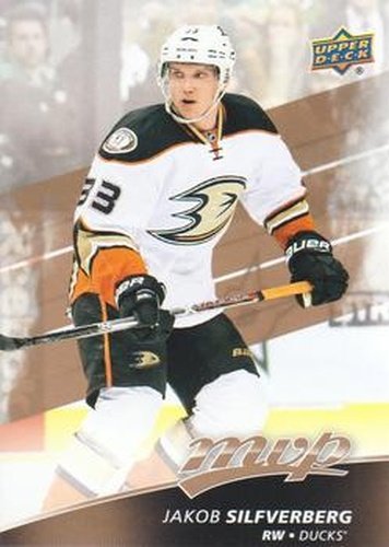#193 Jakob Silfverberg - Anaheim Ducks - 2017-18 Upper Deck MVP Hockey