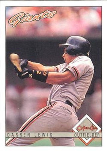 #193 Darren Lewis - San Francisco Giants - 1993 O-Pee-Chee Baseball