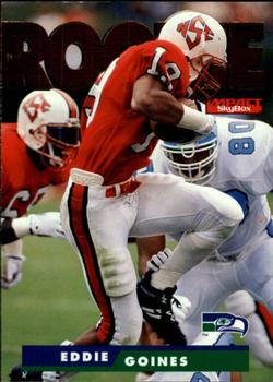 #193 Eddie Goines - Seattle Seahawks - 1995 SkyBox Impact Football