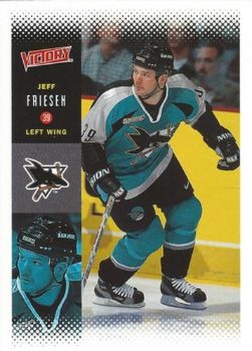 #193 Jeff Friesen - San Jose Sharks - 2000-01 Upper Deck Victory Hockey