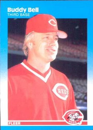 #193 Buddy Bell - Cincinnati Reds - 1987 Fleer Baseball