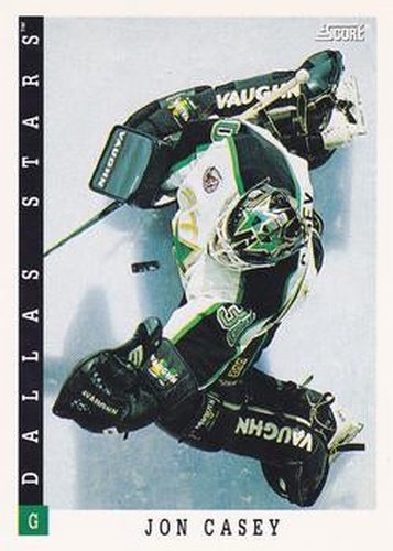#193 Jon Casey - Dallas Stars - 1993-94 Score Canadian Hockey