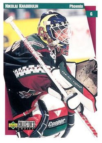 #193 Nikolai Khabibulin - Phoenix Coyotes - 1997-98 Collector's Choice Hockey