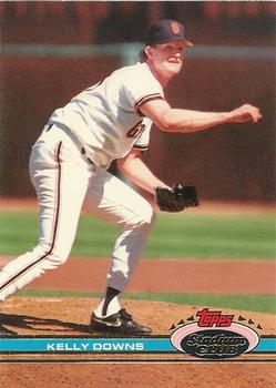 #193 Kelly Downs - San Francisco Giants - 1991 Stadium Club Baseball