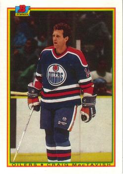 #193 Craig MacTavish - Edmonton Oilers - 1990-91 Bowman Hockey