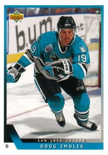 #193 Doug Zmolek - San Jose Sharks - 1993-94 Upper Deck Hockey