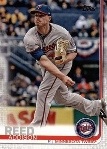 #193 Addison Reed - Minnesota Twins - 2019 Topps Baseball