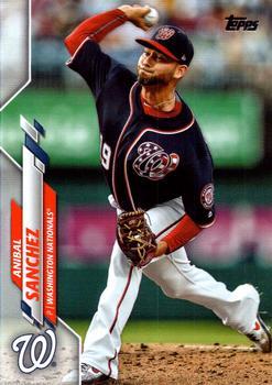 #193 Anibal Sanchez - Washington Nationals - 2020 Topps Baseball