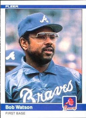 #193 Bob Watson - Atlanta Braves - 1984 Fleer Baseball