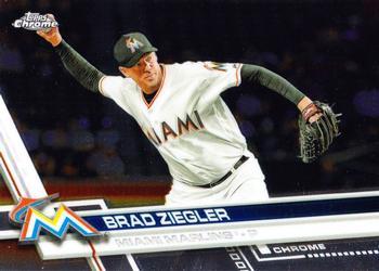 #193 Brad Ziegler - Miami Marlins - 2017 Topps Chrome Baseball