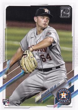 #193 Brandon Bielak - Houston Astros - 2021 Topps Baseball