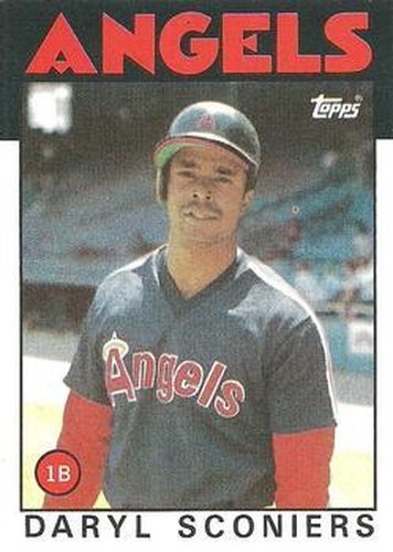 #193 Daryl Sconiers - California Angels - 1986 Topps Baseball