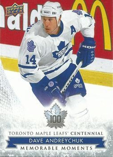 #193 Dave Andreychuk - Toronto Maple Leafs - 2017 Upper Deck Toronto Maple Leafs Centennial Hockey