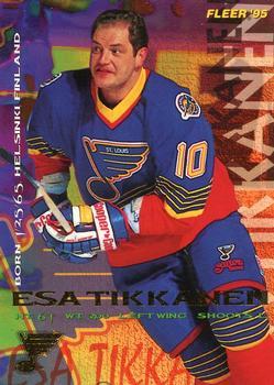 #193 Esa Tikkanen - St. Louis Blues - 1994-95 Fleer Hockey