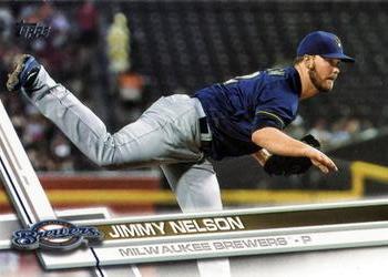 #193 Jimmy Nelson - Milwaukee Brewers - 2017 Topps Baseball