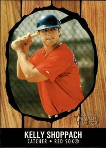 #193 Kelly Shoppach - Boston Red Sox - 2003 Bowman Heritage Baseball