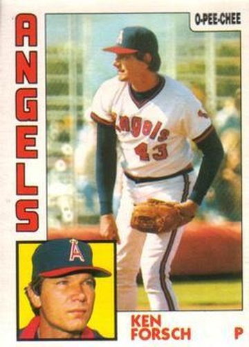 #193 Ken Forsch - California Angels - 1984 O-Pee-Chee Baseball