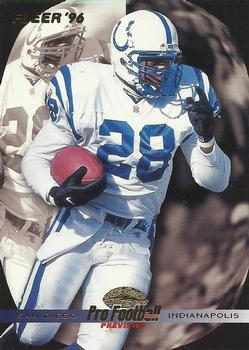 #193 Marshall Faulk - Indianapolis Colts - 1996 Fleer Football