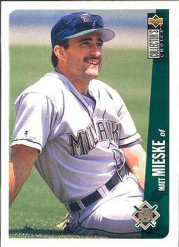 #193 Matt Mieske - Milwaukee Brewers - 1996 Collector's Choice Baseball