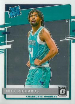 #193 Nick Richards - Charlotte Hornets - 2020-21 Donruss Optic Basketball