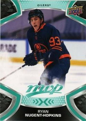 #193 Ryan Nugent-Hopkins - Edmonton Oilers - 2021-22 Upper Deck MVP Hockey