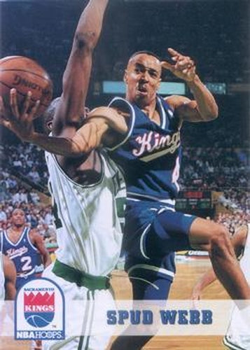 #193 Spud Webb - Sacramento Kings - 1993-94 Hoops Basketball