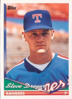 #193 Steve Dreyer - Texas Rangers - 1994 Topps Baseball