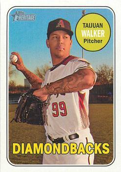 #193 Taijuan Walker - Arizona Diamondbacks - 2018 Topps Heritage Baseball