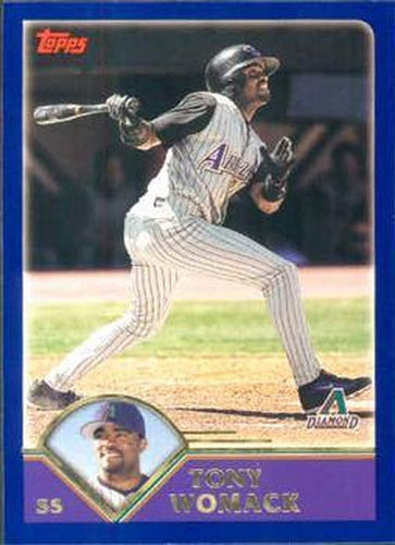 #193 Tony Womack - Arizona Diamondbacks - 2003 Topps Baseball