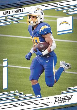 #193 Austin Ekeler - Los Angeles Chargers - 2021 Panini Prestige Football