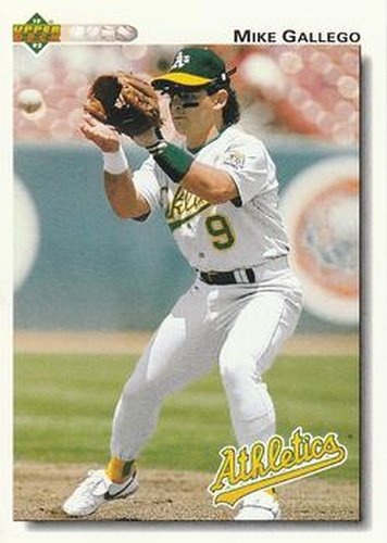 #193 Mike Gallego - Oakland Athletics - 1992 Upper Deck Baseball