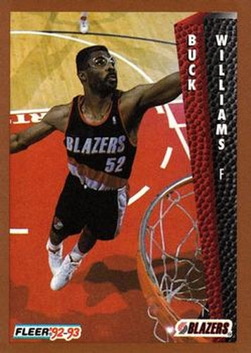 #193 Buck Williams - Portland Trail Blazers - 1992-93 Fleer Basketball