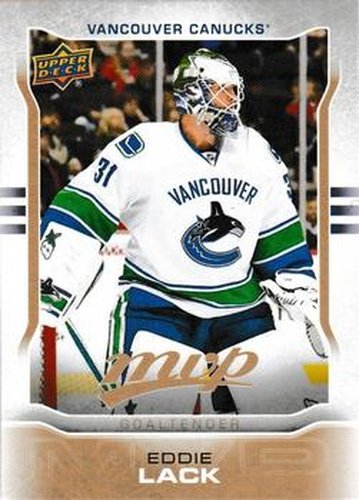 #193 Eddie Lack - Vancouver Canucks - 2014-15 Upper Deck MVP Hockey