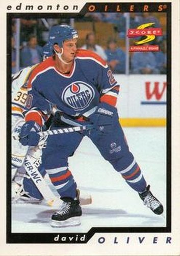 #193 David Oliver - Edmonton Oilers - 1996-97 Score Hockey