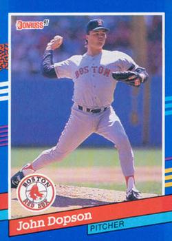 #193 John Dopson - Boston Red Sox - 1991 Donruss Baseball