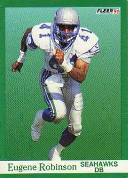 #193 Eugene Robinson - Seattle Seahawks - 1991 Fleer Football