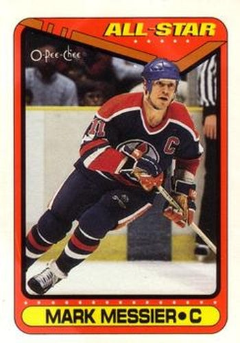 #193 Mark Messier - Edmonton Oilers - 1990-91 O-Pee-Chee Hockey