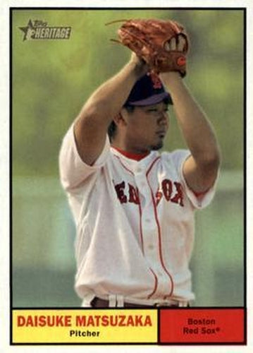 #193a Daisuke Matsuzaka - Boston Red Sox - 2010 Topps Heritage Baseball