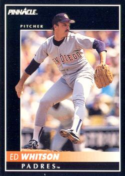 #104 Ed Whitson - San Diego Padres - 1992 Pinnacle Baseball
